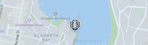 MarineTasker location pin at Elizabeth Bay Marina